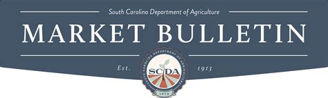 South carolina market bulletin - South Carolina MARKET BULLETIN South Carolina Department of Agriculture Volume 88 Next Ad Deadline: May 27, 2014, Noon May 15, 2014, agriculture.SC. gov Islip Town prepares for a new year - Islip Bulletin THE BAYARD CUTTING ARBORETUM JAN. 10, 2013 www.islipbullet in.net 75 Want your photo here? See page 2 for details. A heartfelt …